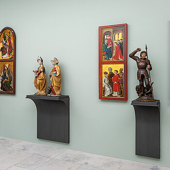 Blick in einen Raum der Schausammlung. (Foto: Diözesanmuseum Freising / Thomas Dashuber)