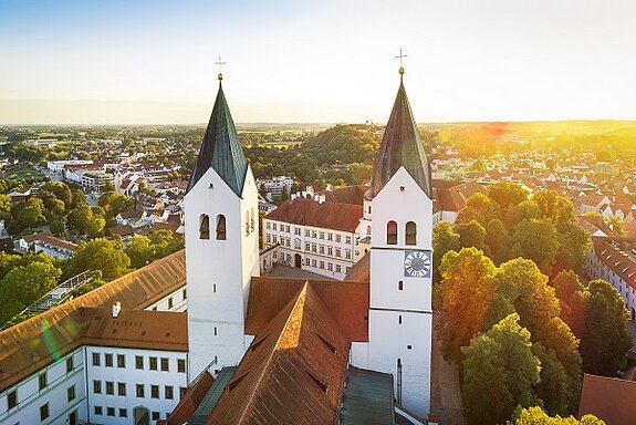 The cathedral from above